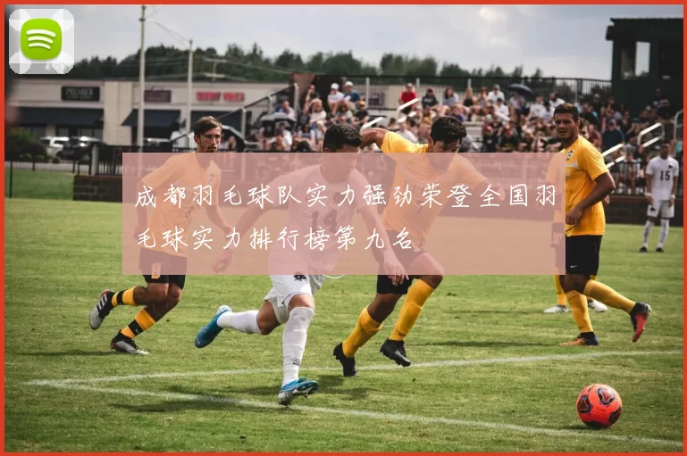 成都羽毛球队实力强劲荣登全国羽毛球实力排行榜第九名